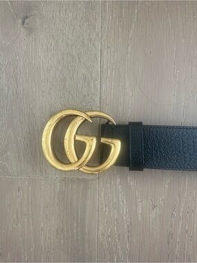Gucci Belt Black & Gold
